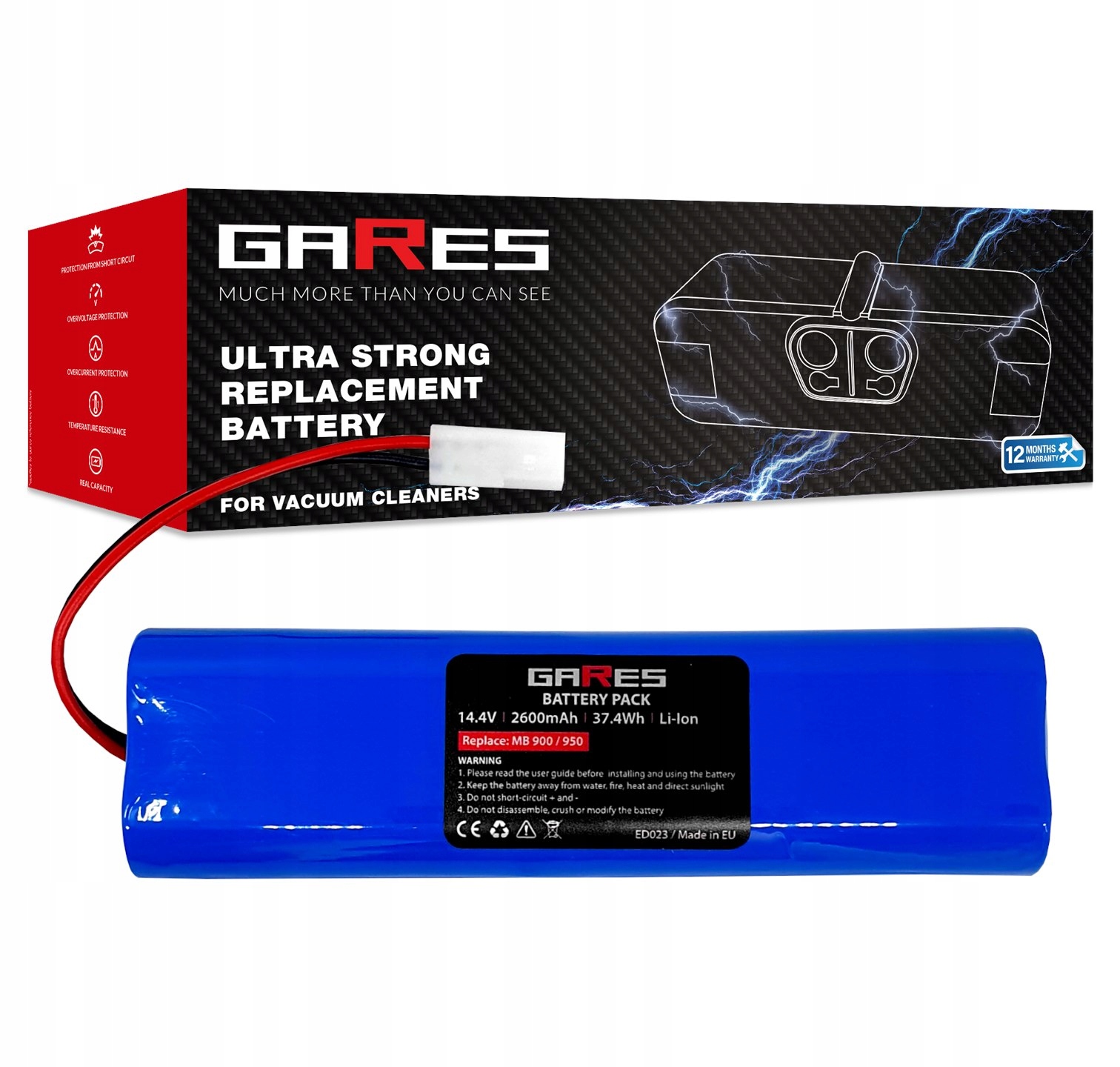 Bateria Akumulator do Moneual Mbot 500 14,4V 2,6Ah