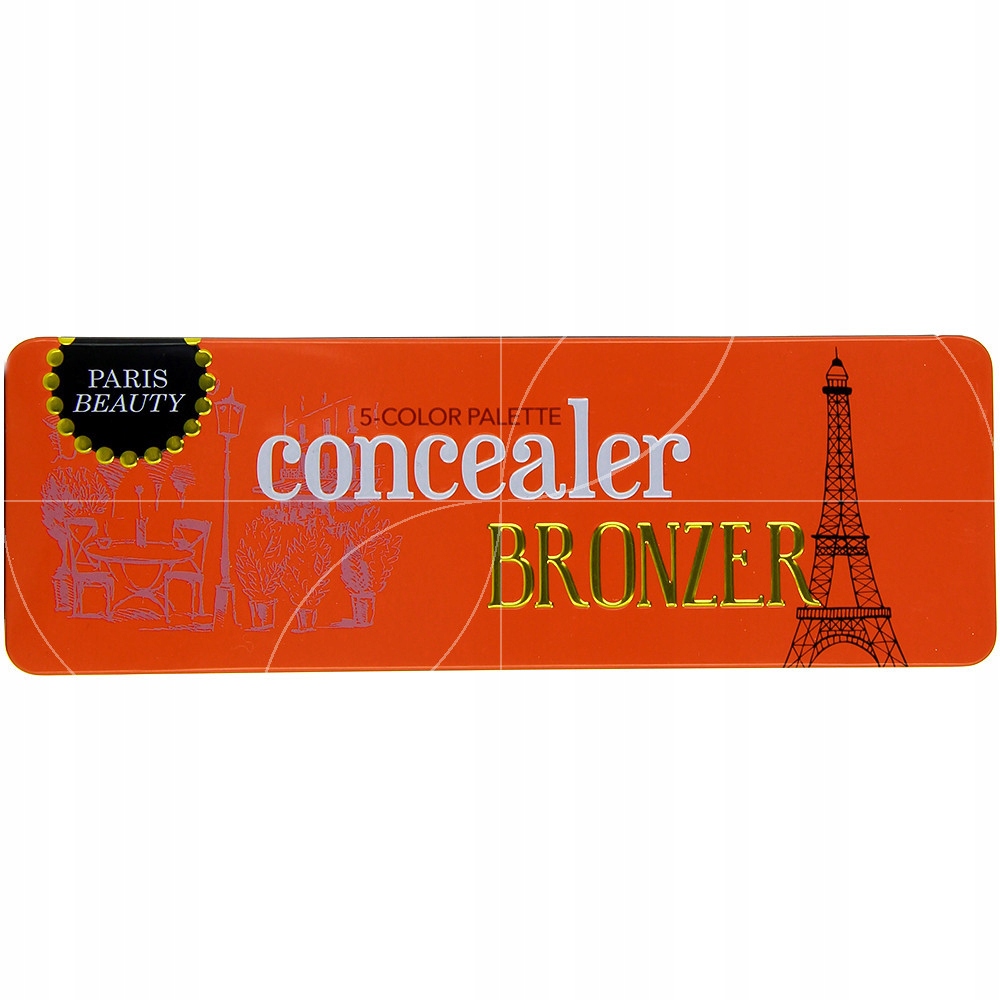 PARIS BEAUTY paleta bronzery korektory do twarzy