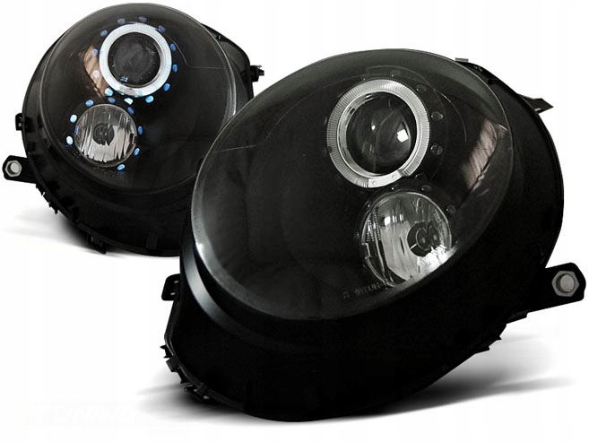 ФАРЫ MINI COOPER R56 06-14r КОЛЬЦА LED BLACK