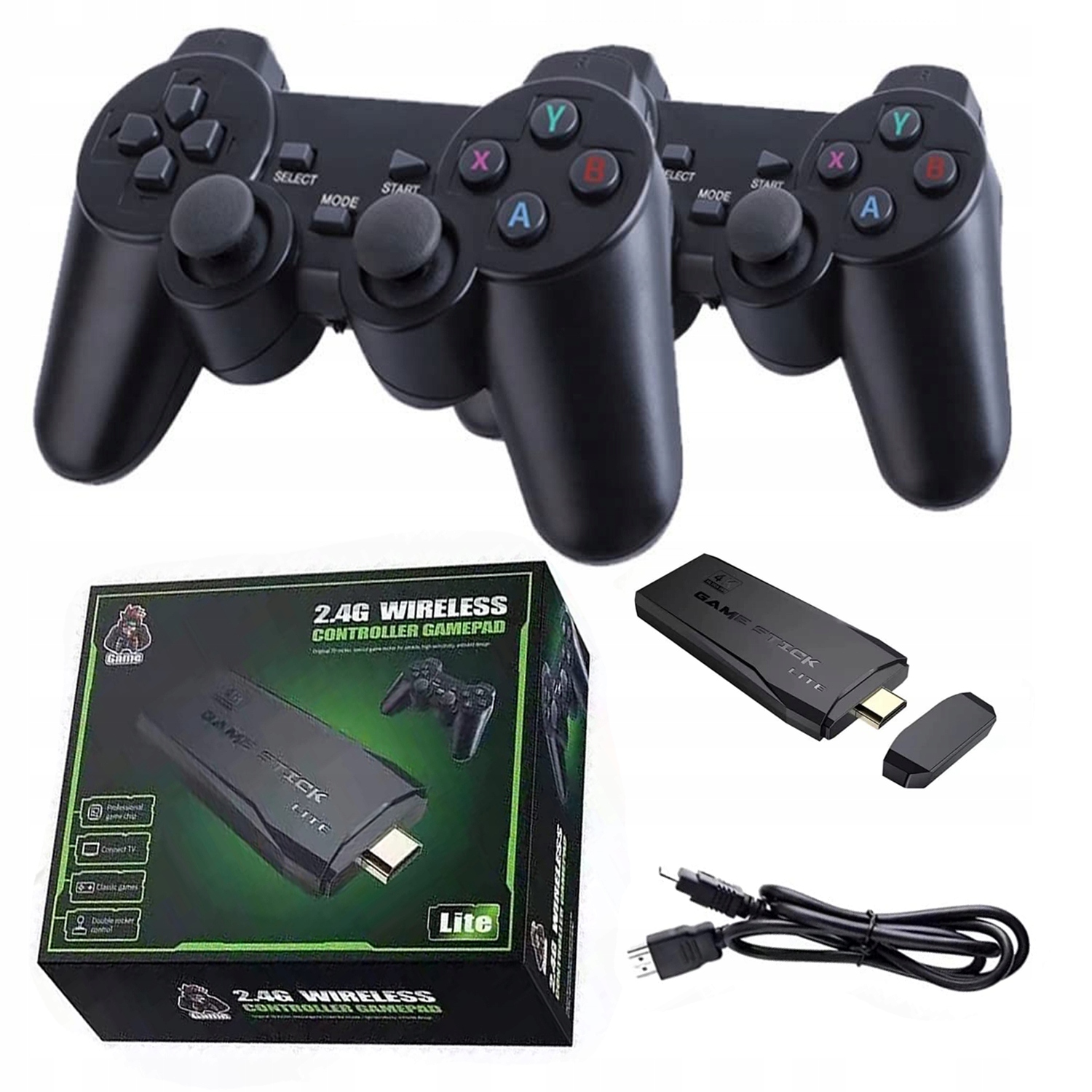 Konsola Retro Gra Telewizyjna 2 Pady 20000 Gry Tv M8 Hdmi Bezprzewodowy