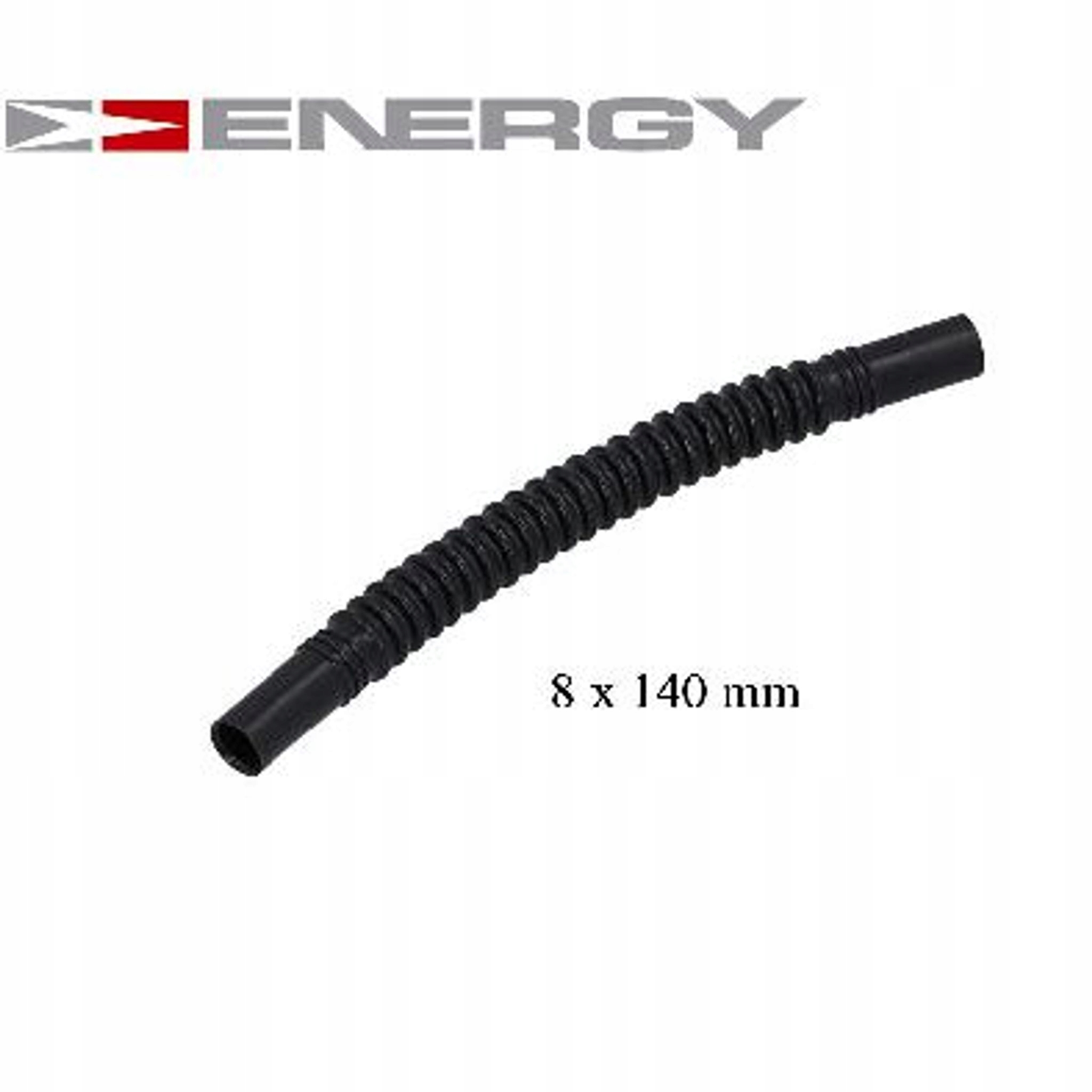 RURKA POMPY PALIWA KOMPLETNEJ 8X140 Rurka karbowana do pompy paliwa Ø 8 x