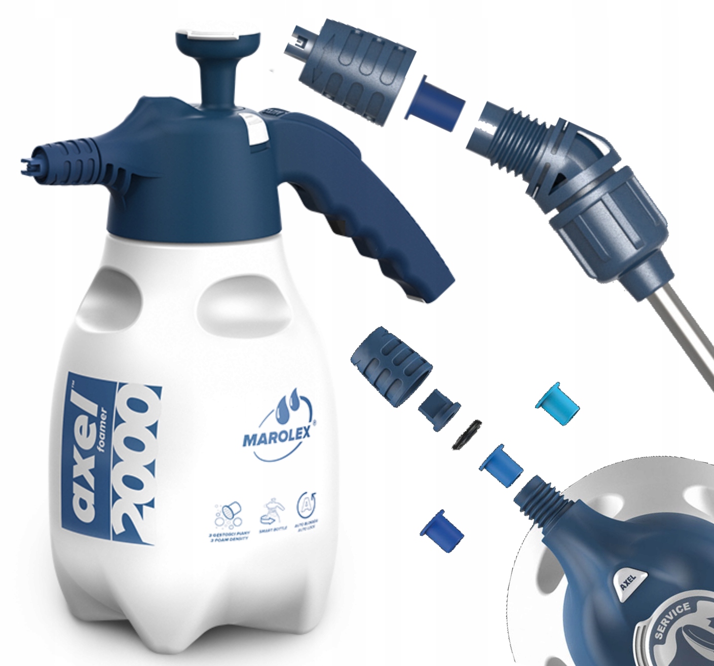 

Marolex Axel 2000 Ręczna Pianownica 2L 3 Dysze