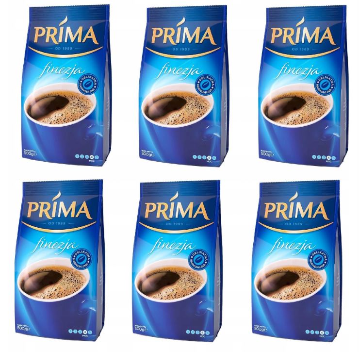 Kawa mielona Prima Finezja 6x 500g