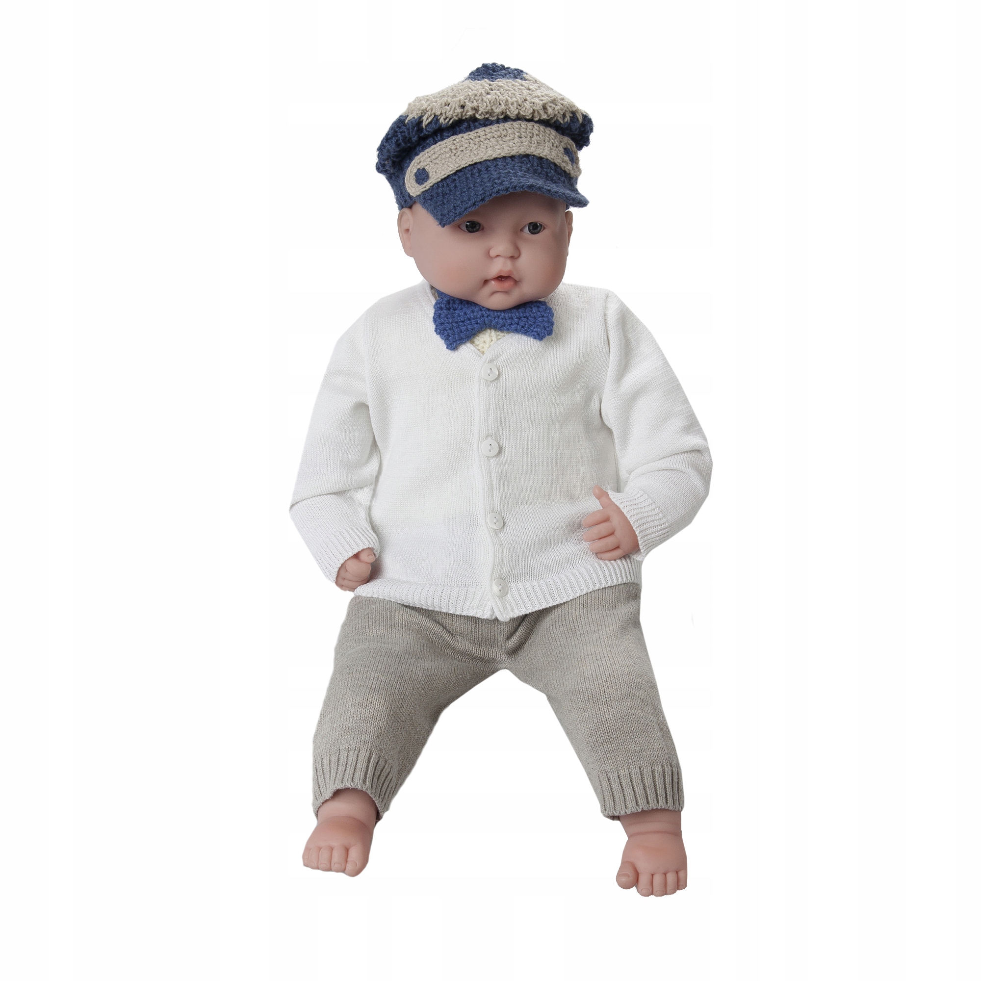 

Sweter biały bawełniany 74cm Chrzest