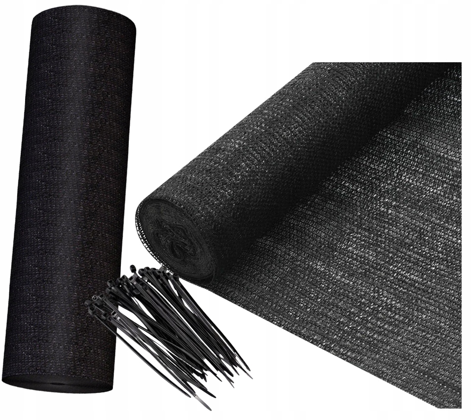 Siatka Cieniująca Maskująca Mata Osłonowa Na Ogrodzenie Płot 1,5x25m Uv