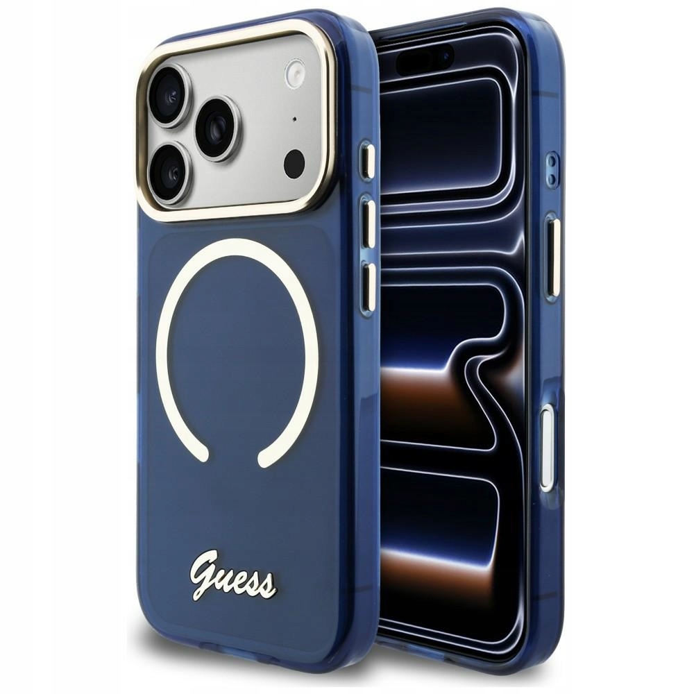 Guess IML Script MagSafe pouzdro kryt obal pro iPhone 17 Pro Max