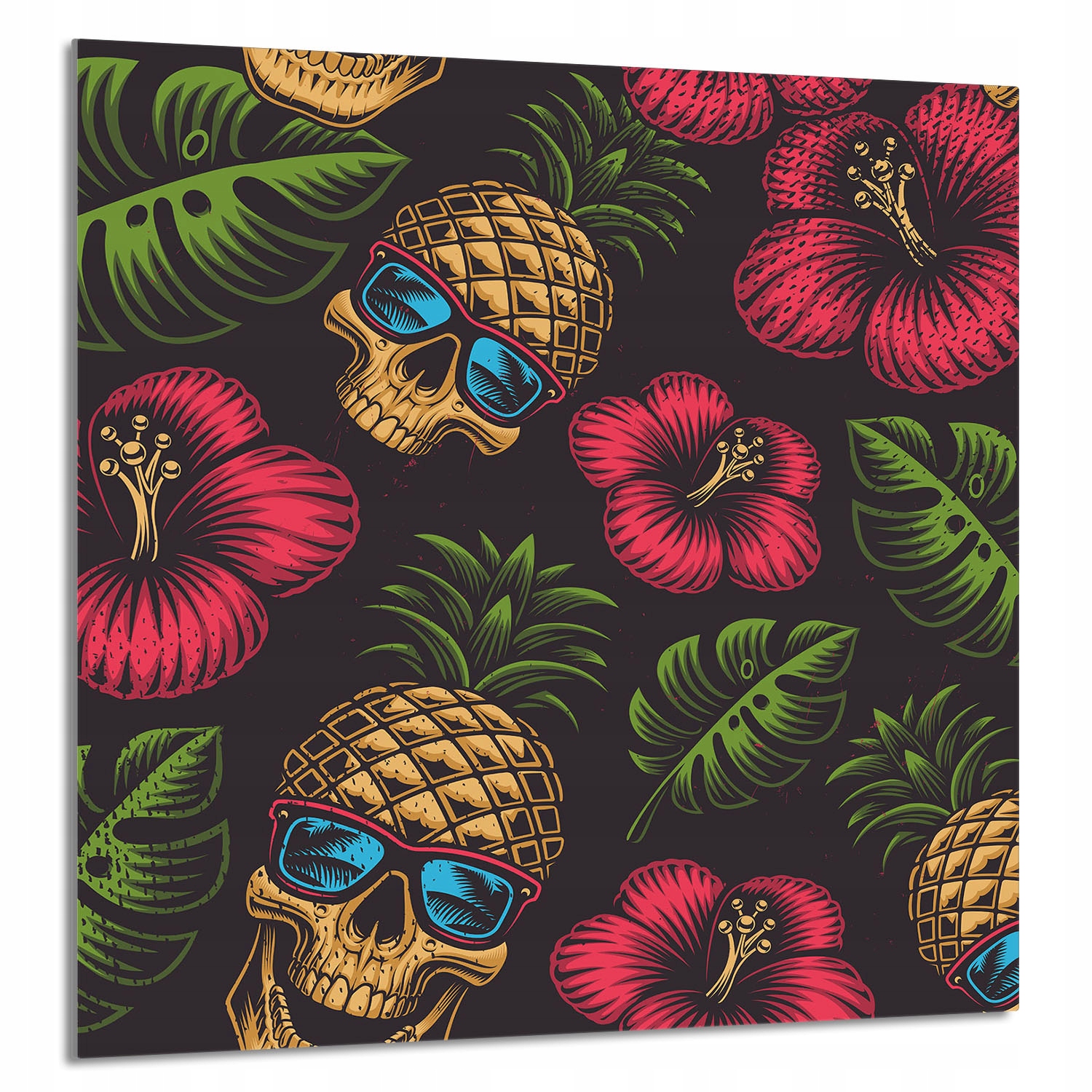 Skleněný Panel Do Kuchyně 60x65 Ananas Tvrzené Sklo