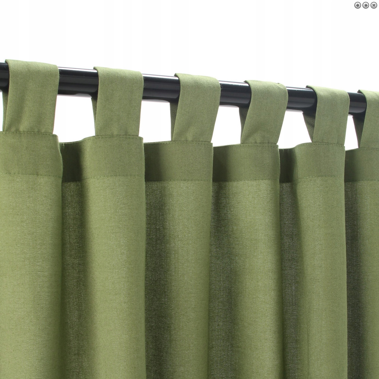 Zasłona OGRODOWA CIEMNA ZIELEŃ ALTANA 150X200