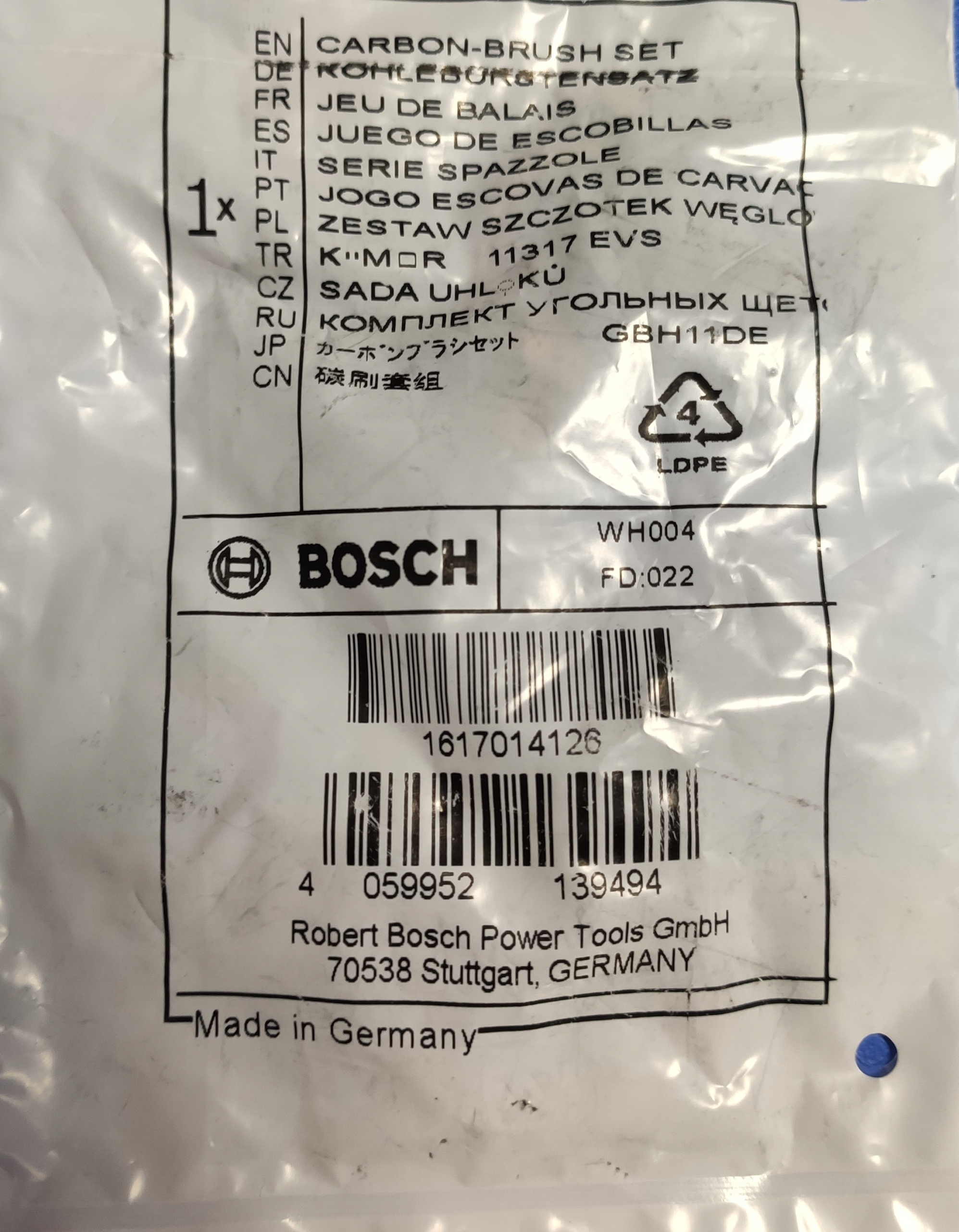 

Szczotki Bosch Oryginał Gbh 11 Gsh 11E 1617014126
