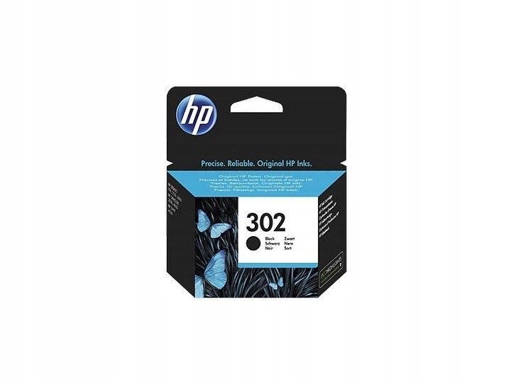 Hp tusz 302 black (czarny) F6U66AE