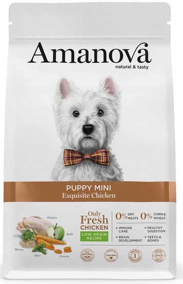 Amanova Dog Puppy Mini Exquisite Chicken kuřecí 2kg