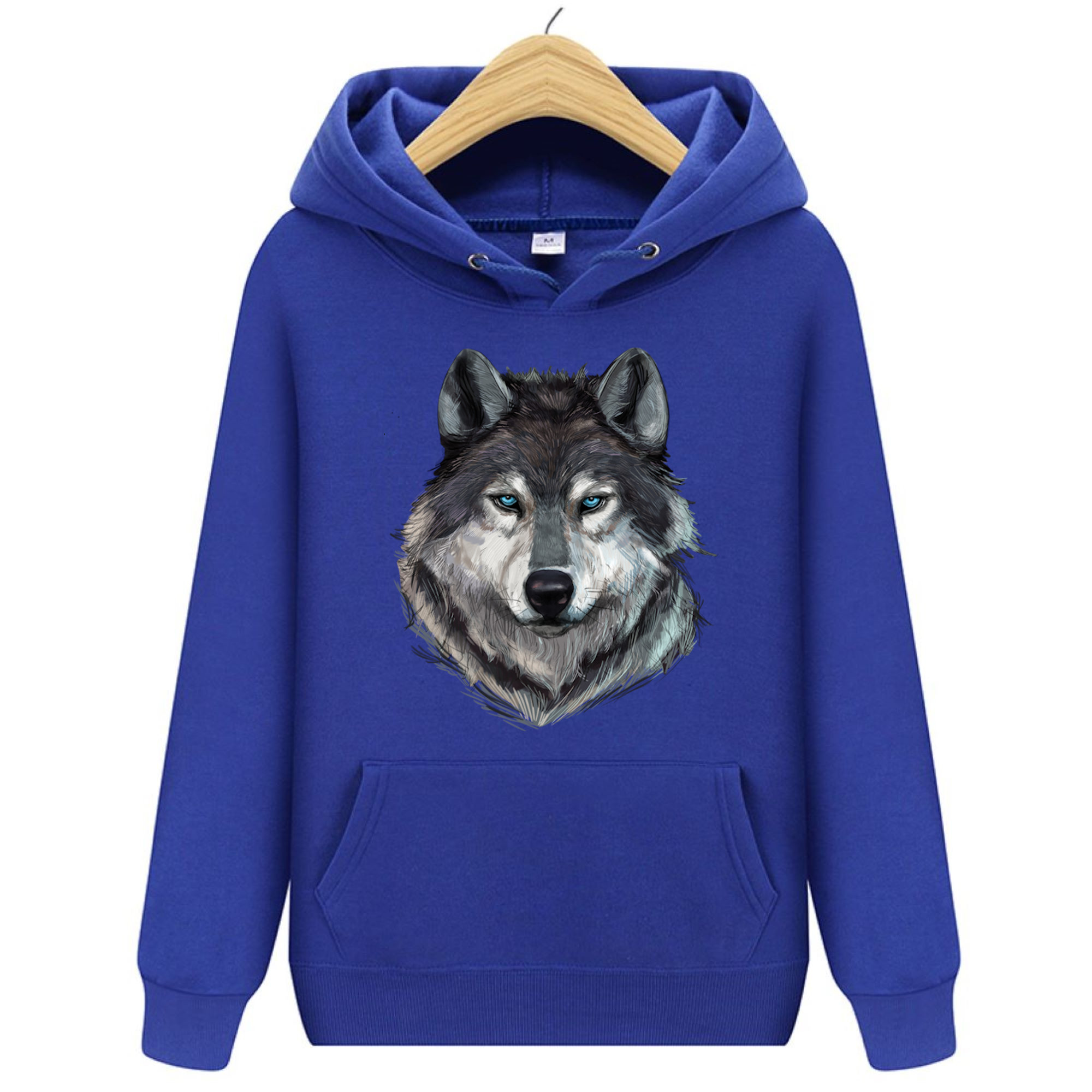 

Bluza Z Wilkiem Damska Z Kapturem Wilk S