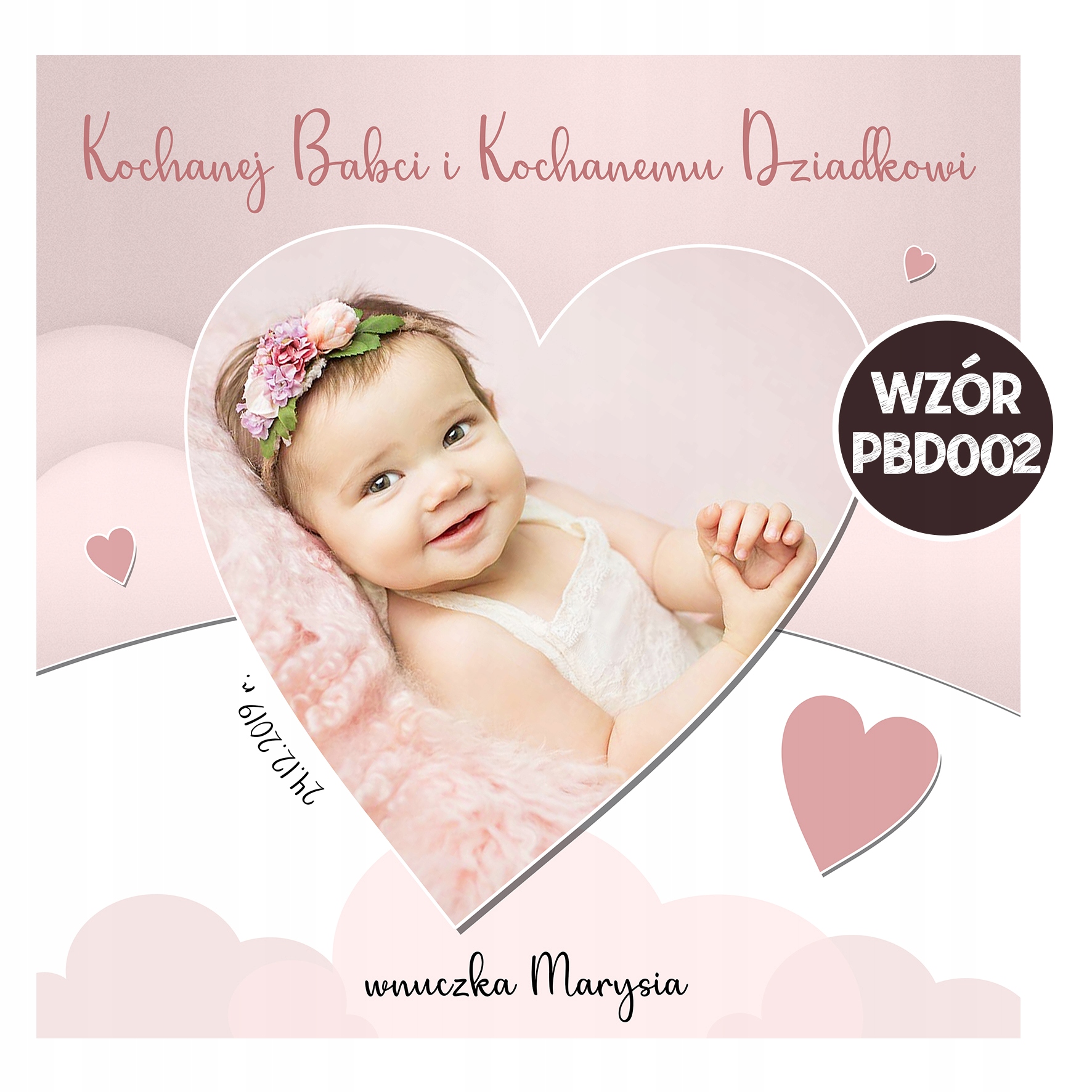 Poduszka ze zdjęciem dla Babci Dziadka prezent Marka inna