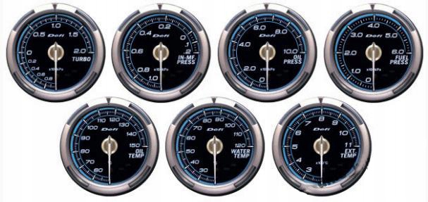 DEFI C2 style temperatura oleju 60mm / HKS APEXI