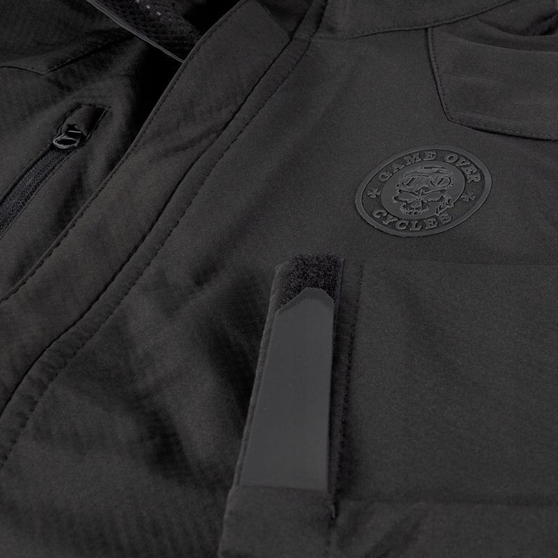 Kurtka GAME OVER CYCLES softshell czarna XXL Rodzaj softshell