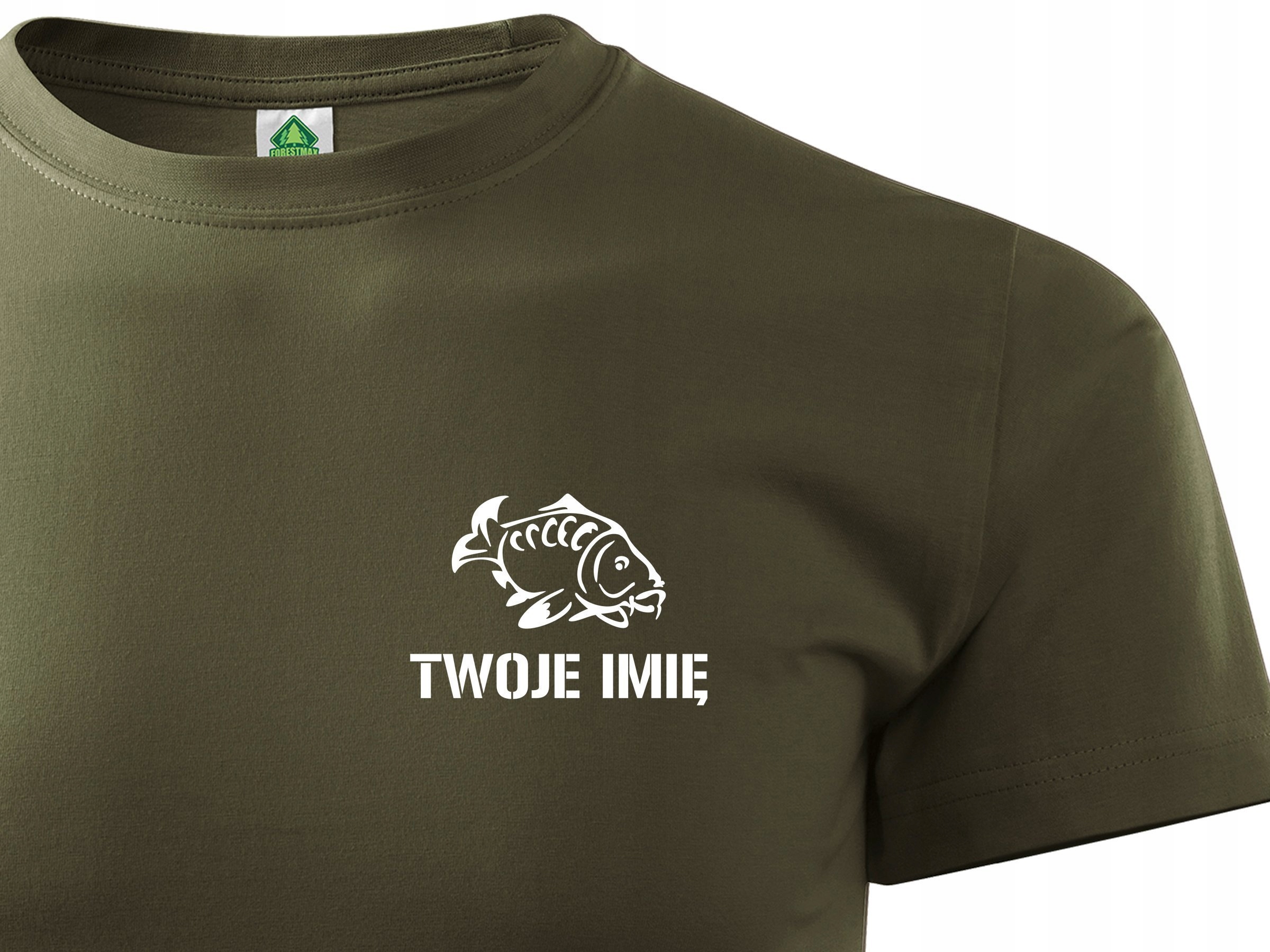 

Koszulka na zawody wędkarskie karp wz. 4 Imię