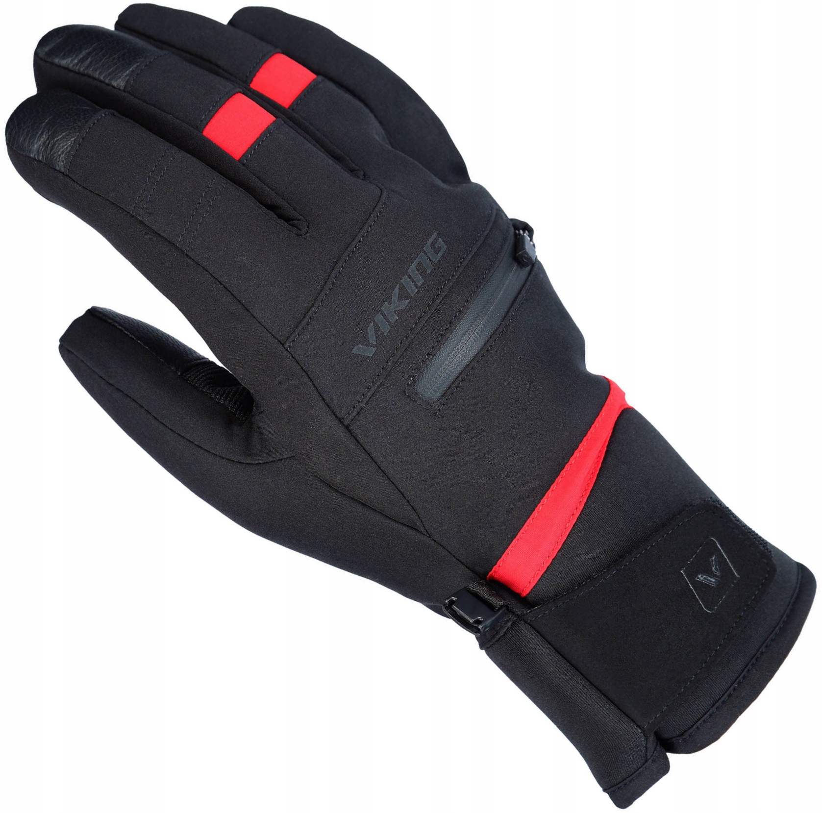 Zimní lyžařské rukavice Viking Kuruk 2.0 vel. 8 m, membrána černočervené