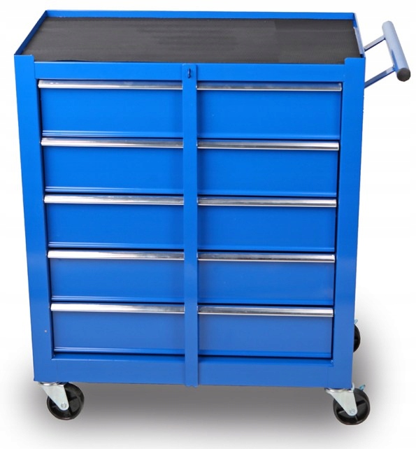 Szafka warsztatowa wózek narzędziowy 5 szuflad NIEBIESKI