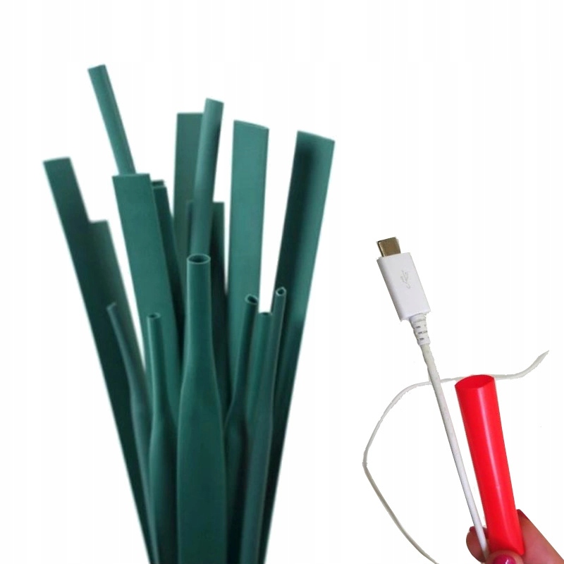 

Rurka Termokurczliwa Koszulka 1,6-0,8 Zielona 1M