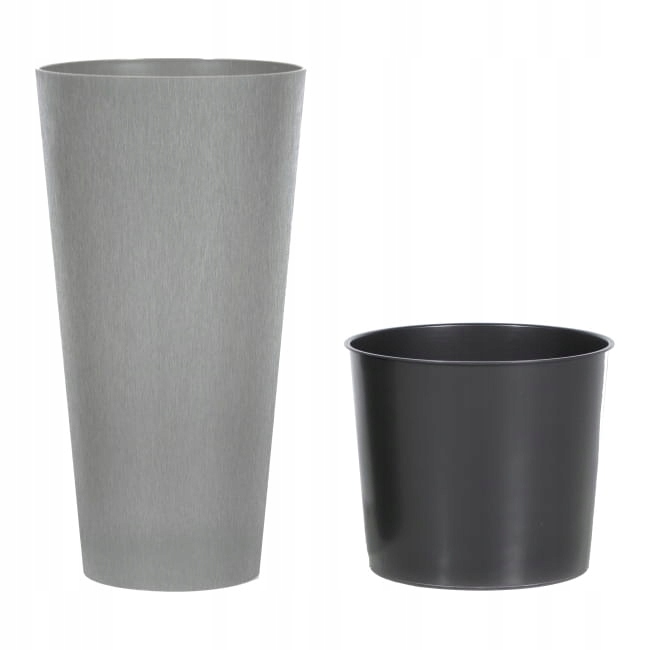 Doniczka wysoka Effect Tubus DTUS250E + wkład | Beton — 9