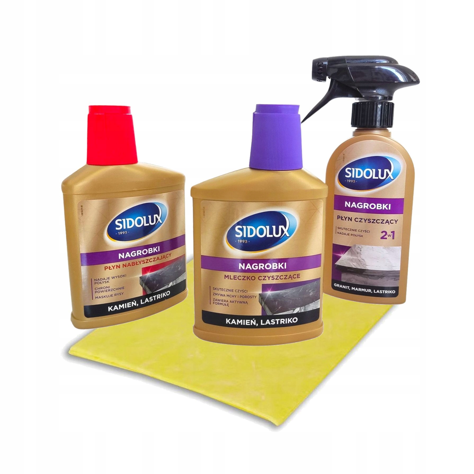 Levně Sada Pro Mytí A Leštění Náhrobního Kamene A Ochrany Náhrobků