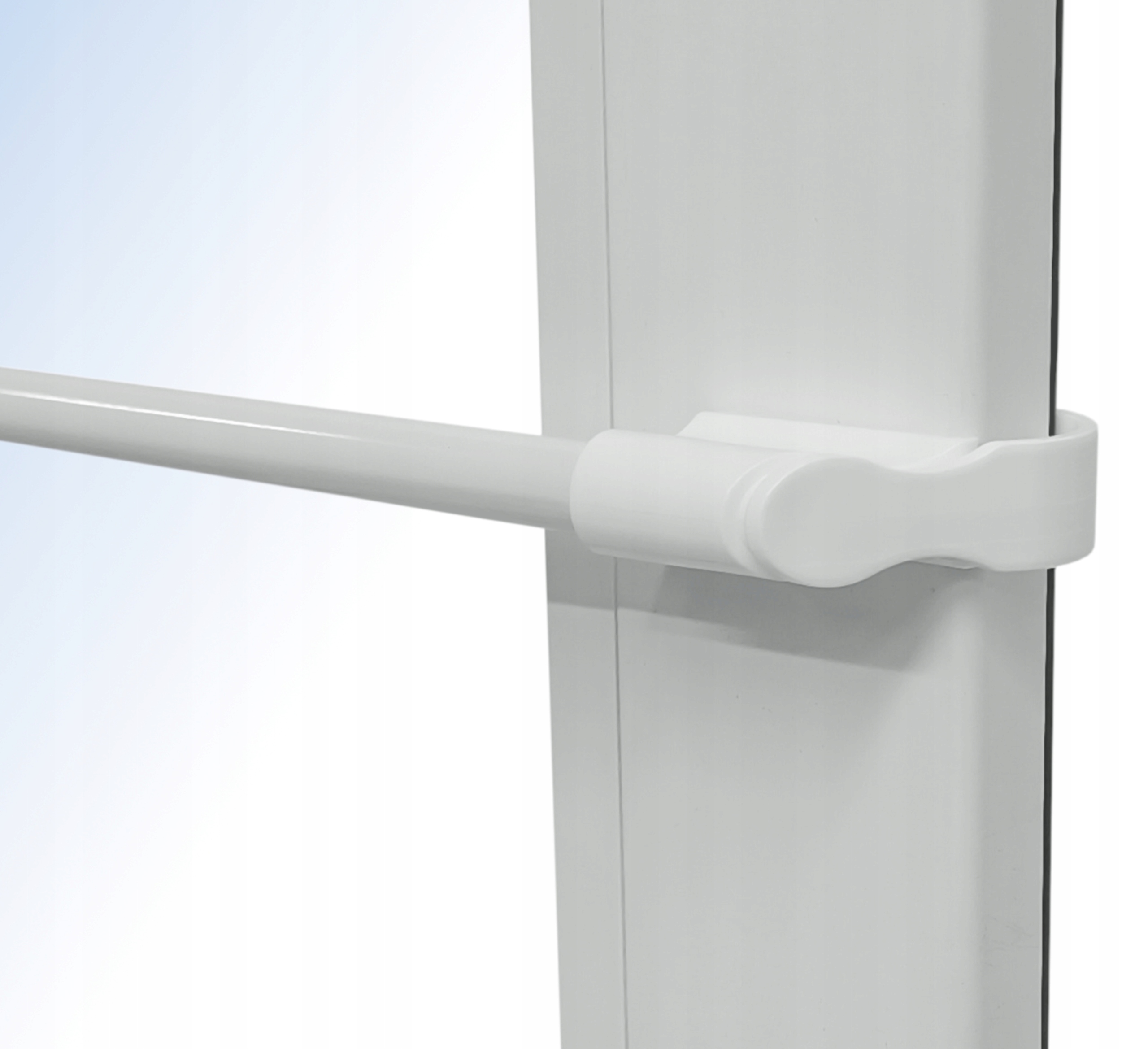 MINI KARNISZ TELESKOPOWY rozsuwany bez wiercenia 75-125 CM BIAŁY Kod producenta MINI KARNISZ BIAŁY TELESKOPOWY 75-125 CM