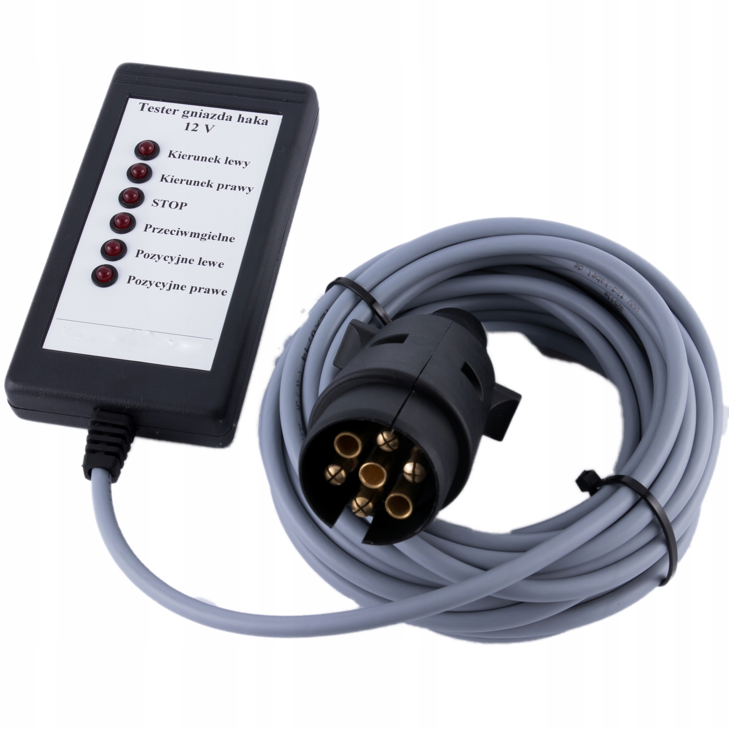 Tester gniazda przyczepy samochodowej haka -7PIN