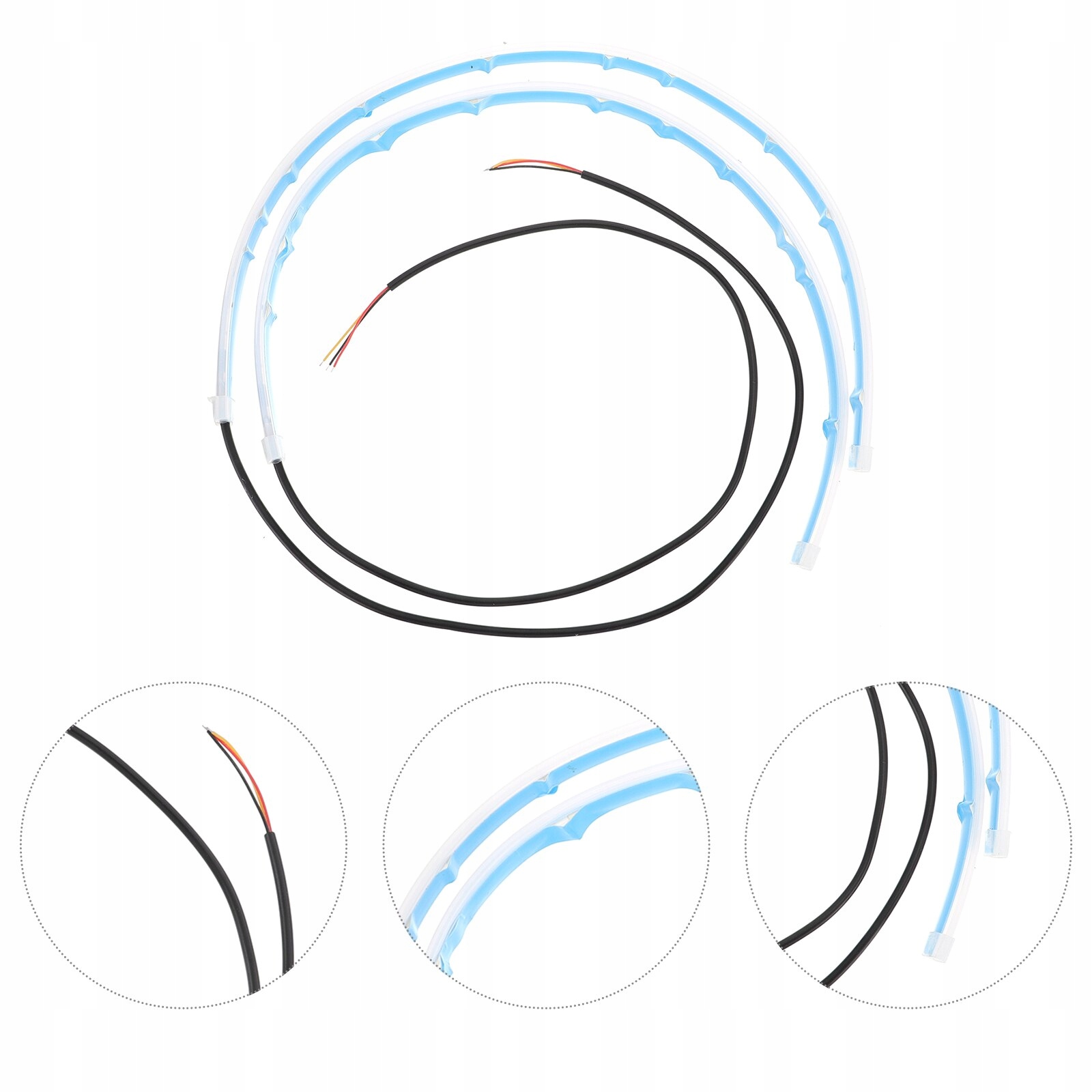 Car Headlight Led Strip Running Lightstrips Lights za 47,50 zł z