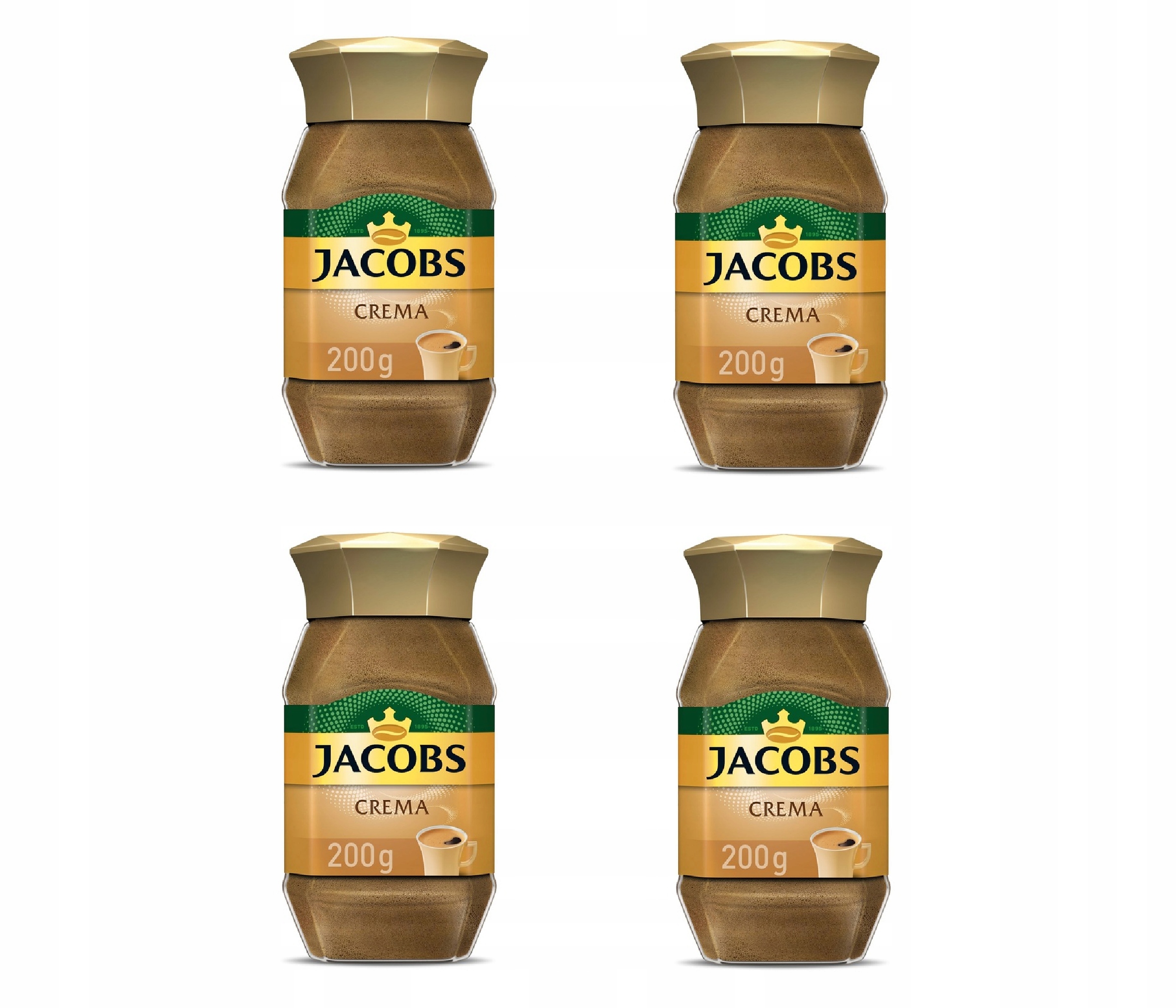 Instantní Káva Jacobs Crema 4x 200g