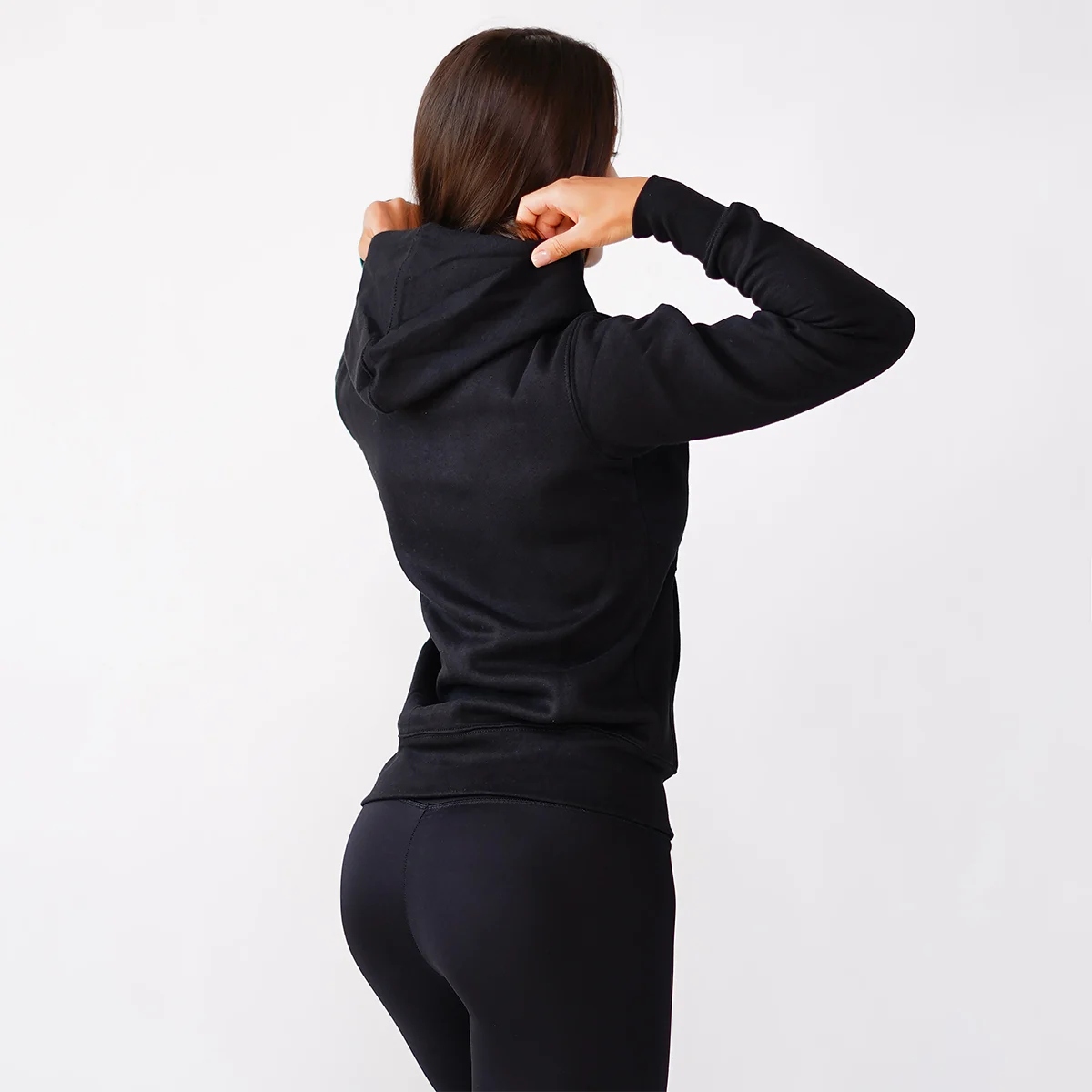 GymBeam Damska bluza Zipper Hoodie Black L