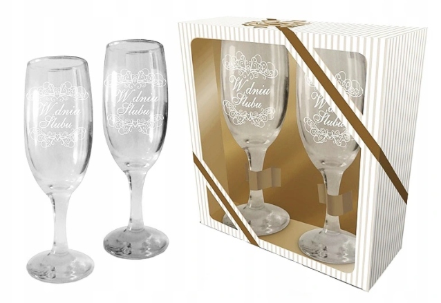 

dla nowożeńców kieliszki ślubne dedykacja