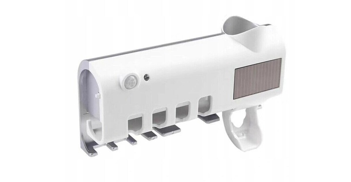 DOZOWNIK PASTY UCHWYT NA SZCZOTECZKI STERYLIZATOR UV Z CZUJNIKIEM RUCHU Stan opakowania oryginalne