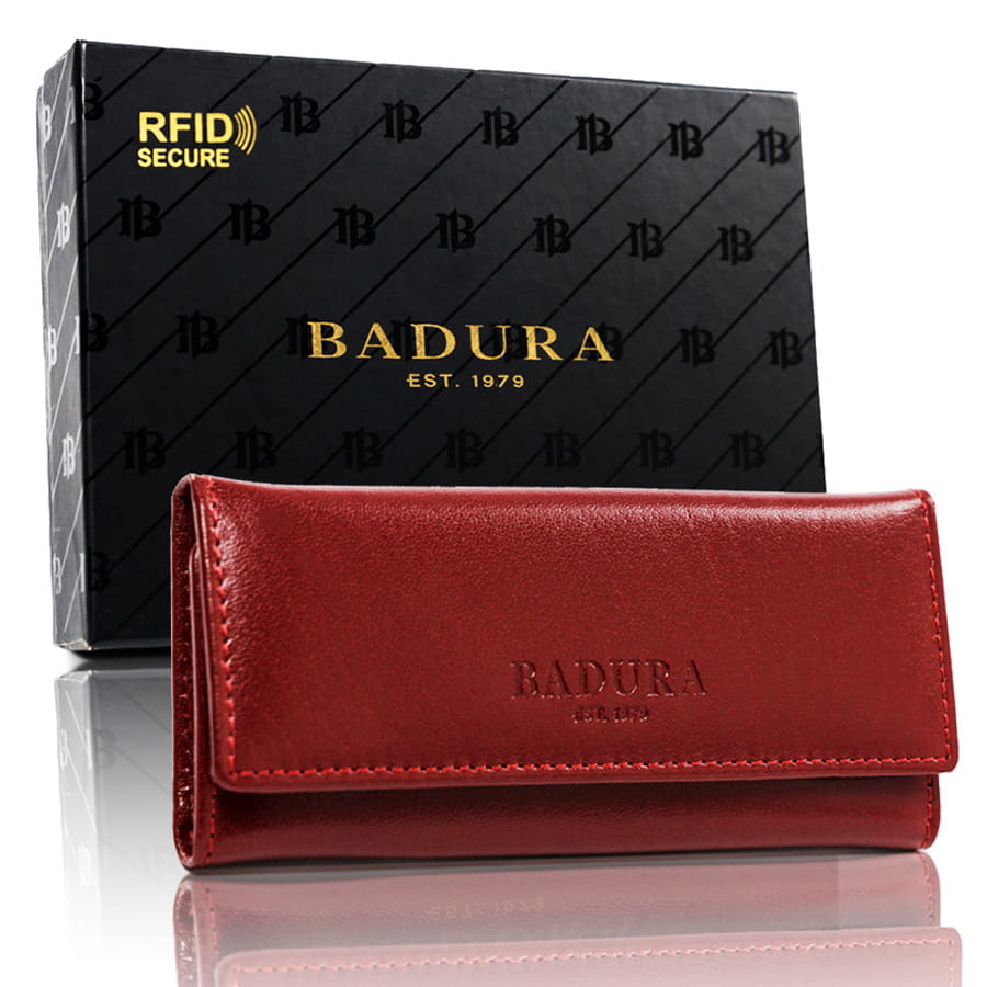 

Badura skórzane etui na klucze kluczówka Premium