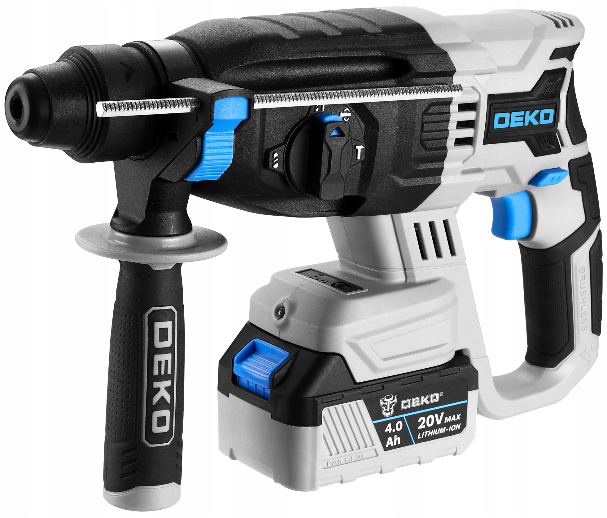 MŁOT UDAROWY MŁOTOWIERTARKA AKUMULATOROWA UDAR SDS+ AKU WIERTŁA DEKO 3J Kod producenta DKBL20RH03-S1 MŁOTOWIERTARKA MŁOT UDAROWY