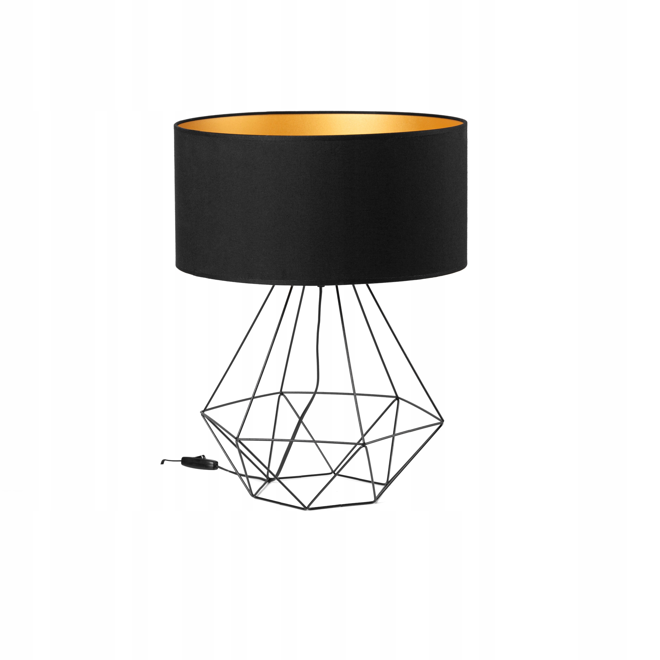 

Lampa Stołowa Biurkowa Abażur Maxi Tkanina Loft