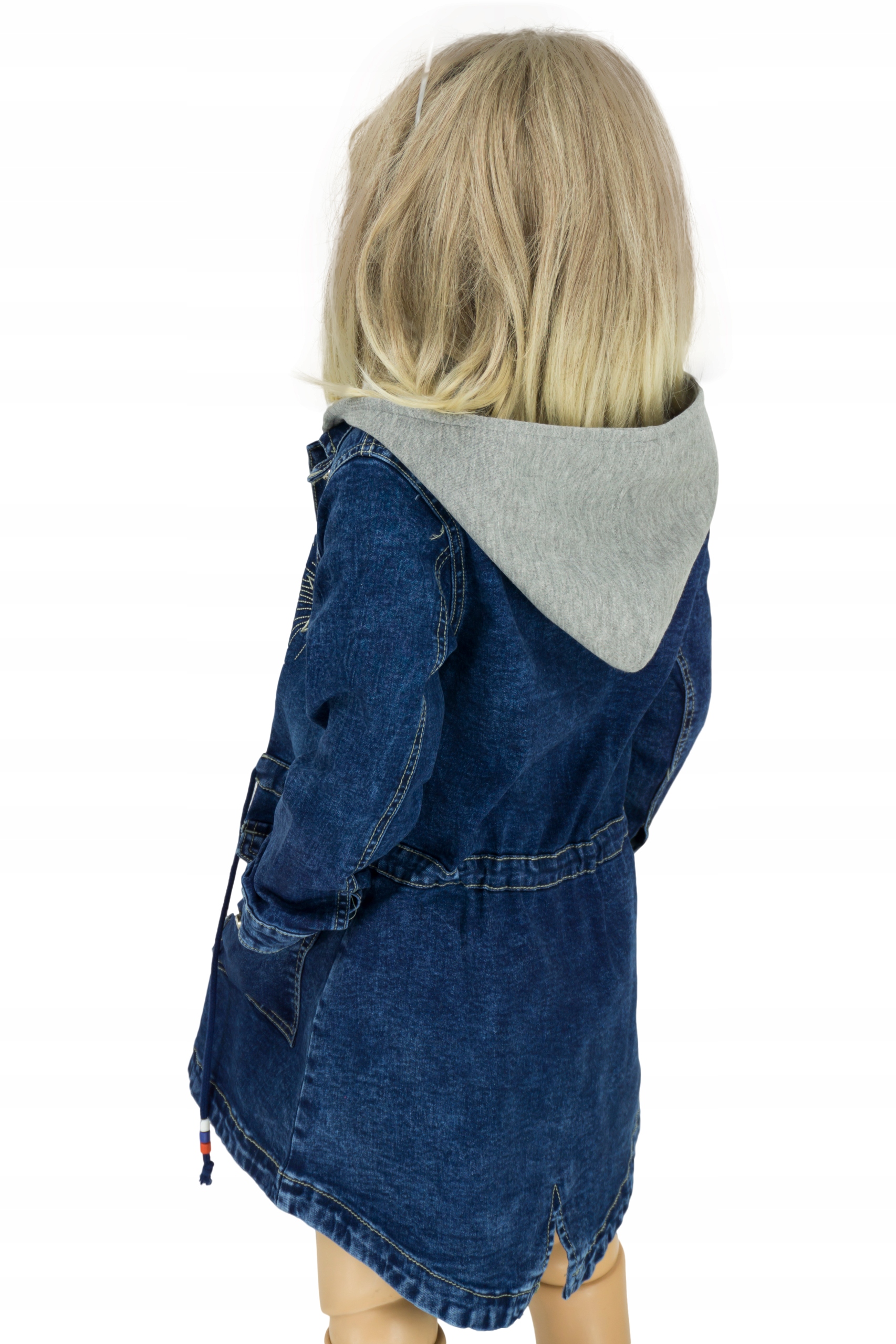 Kurtka płaszcz elastyczny jeans r 98/104 X048 Marka Inna marka