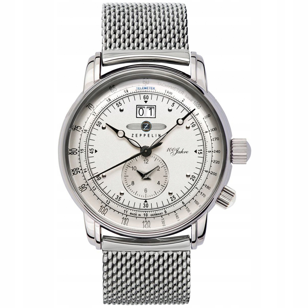 Pánské Hodinky Zeppelin 7640M-1 stříbrný náramek