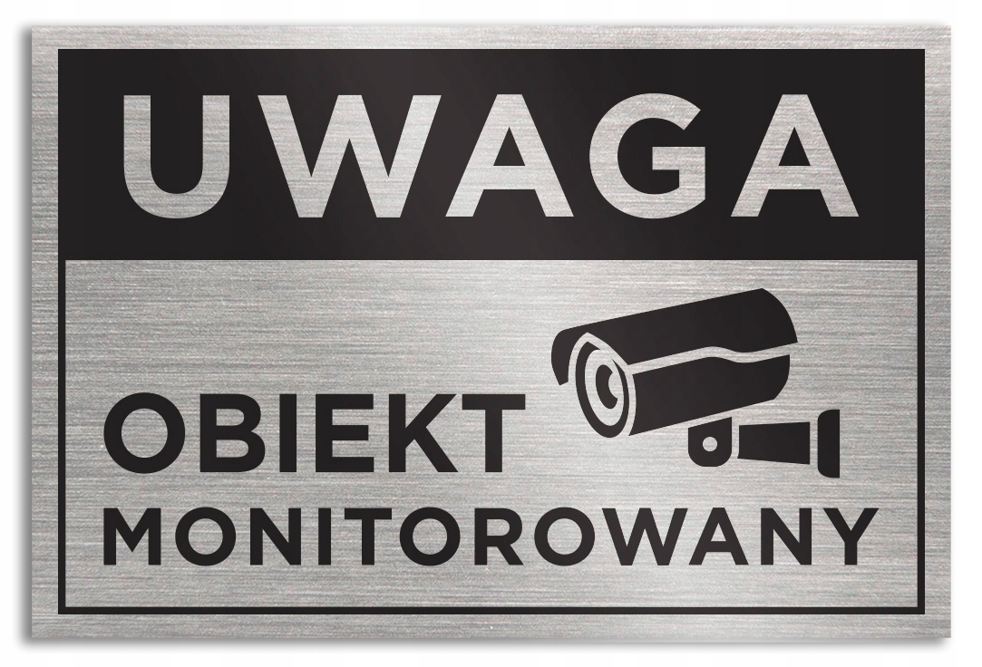 

Tabliczka Obiekt Monitorowany 30x20 cm