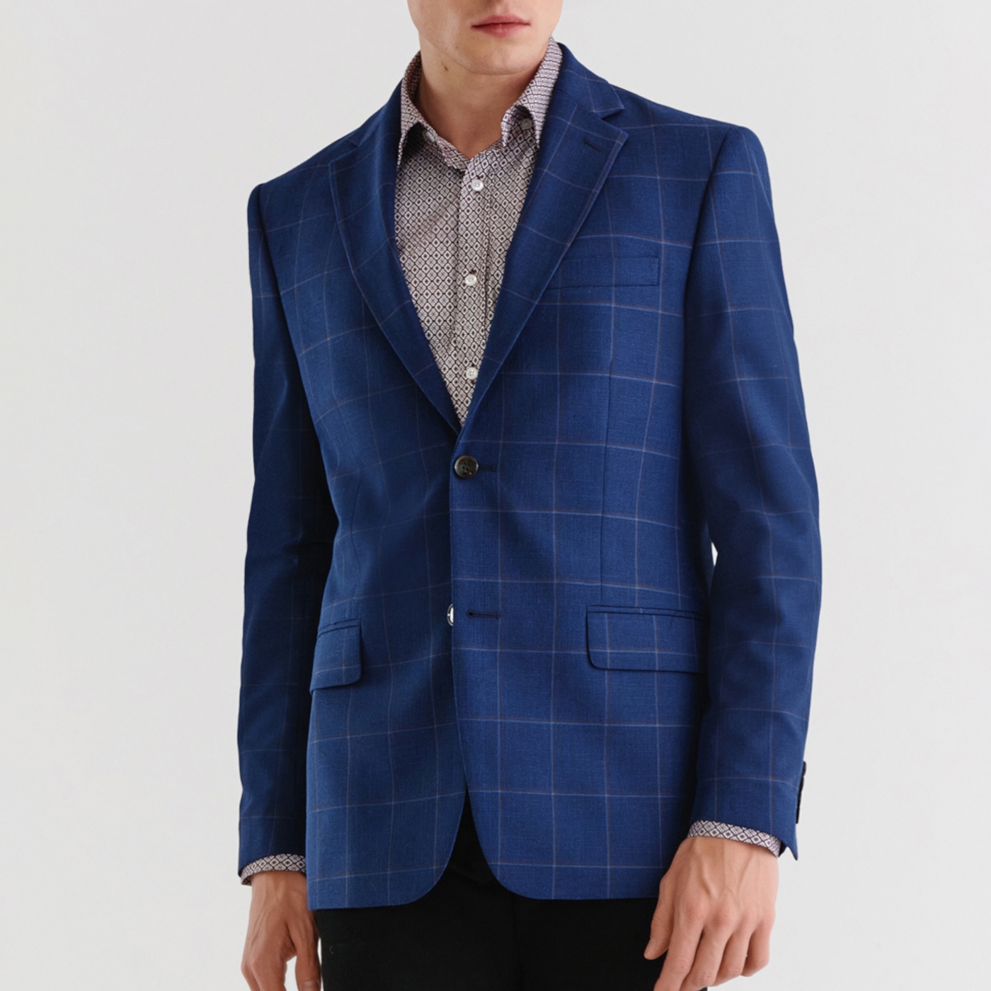 Pánské tmavě modré jednořadé sako Pako Lorente , vel 52/188