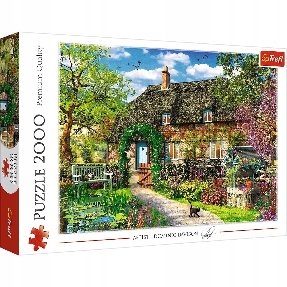 

Puzzle 2000 elementów Wiejska chatka Trefl