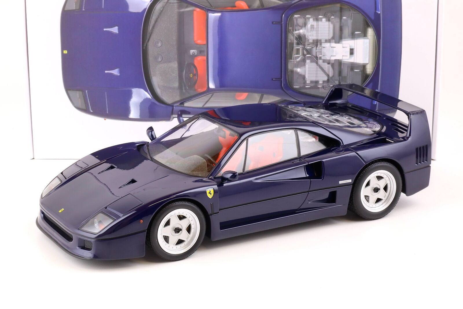 Norev Ferrari F40 1987 Modrá metalíza – Norev Exclusive 300 ks 1:12