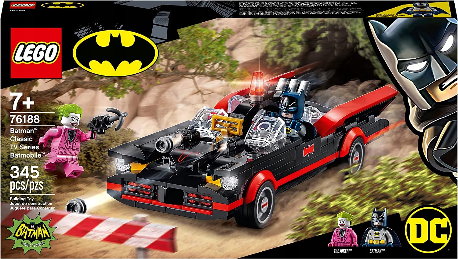 LEGO Super Heores 76188 Batmobil ,Batman i Joker EAN (GTIN) 5702016974355