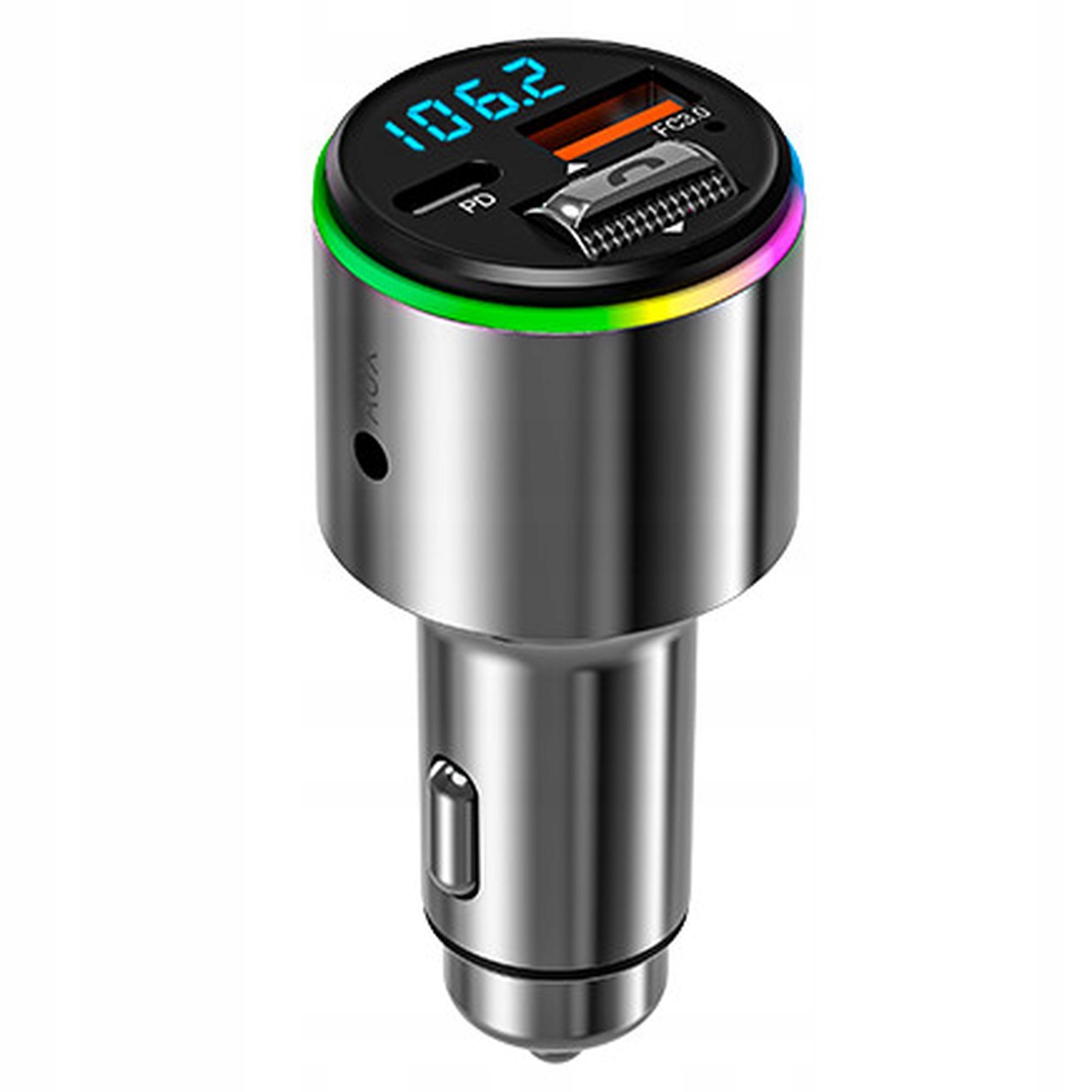 Transmiter Bluetooth Fm Navitel BHF07 Max zestaw głośnomówiący Usb-a Usb-c