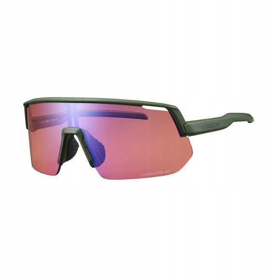Cyklistické brýle Shimano Technium L Ridescape Off-Road Tmavě olivová