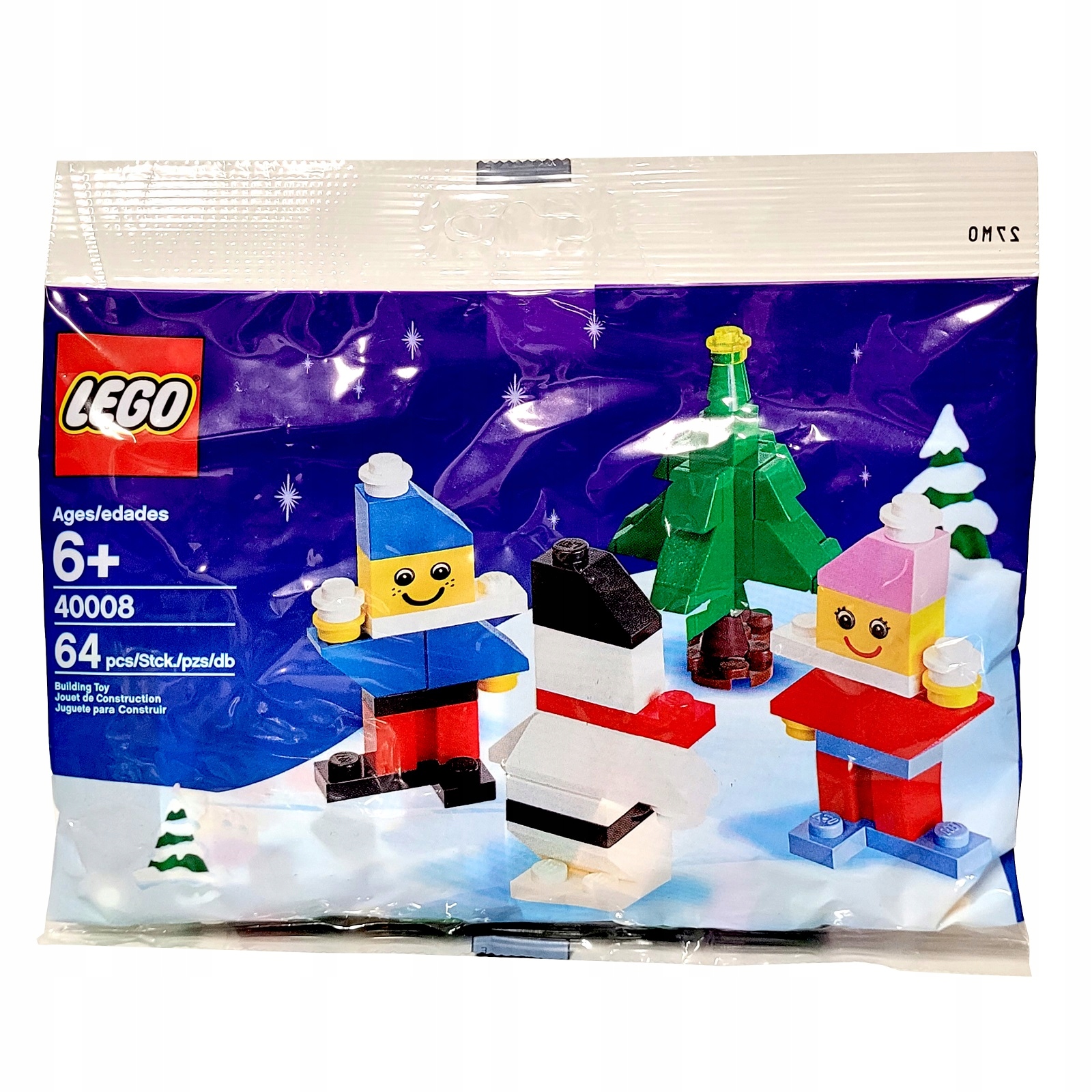 Lego Creator 40008 Bałwan Święta Choinka Mikołaj polybag Misb