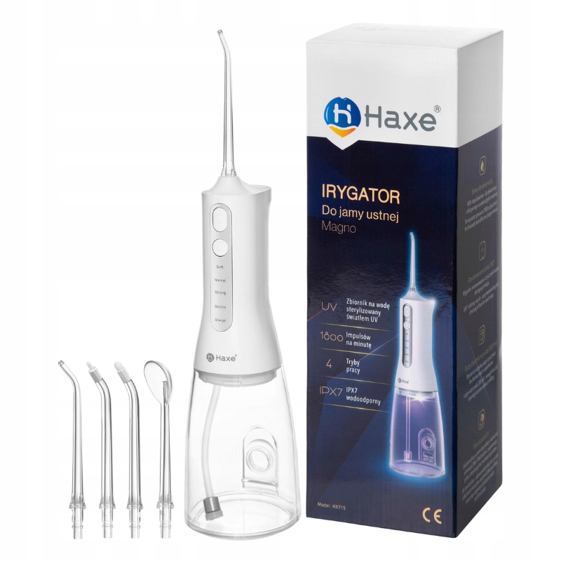 Haxe Magno Bezprzewodowy Irygator Jamy Ustnej z Funkcją Sterylizacji Uv