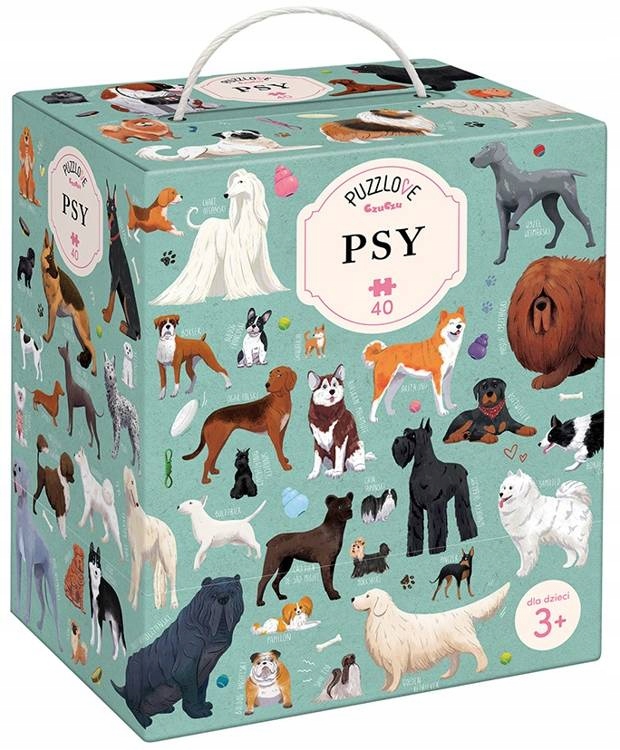 

Czu Czu Puzzle Puzzlove Psy 40 Elementów