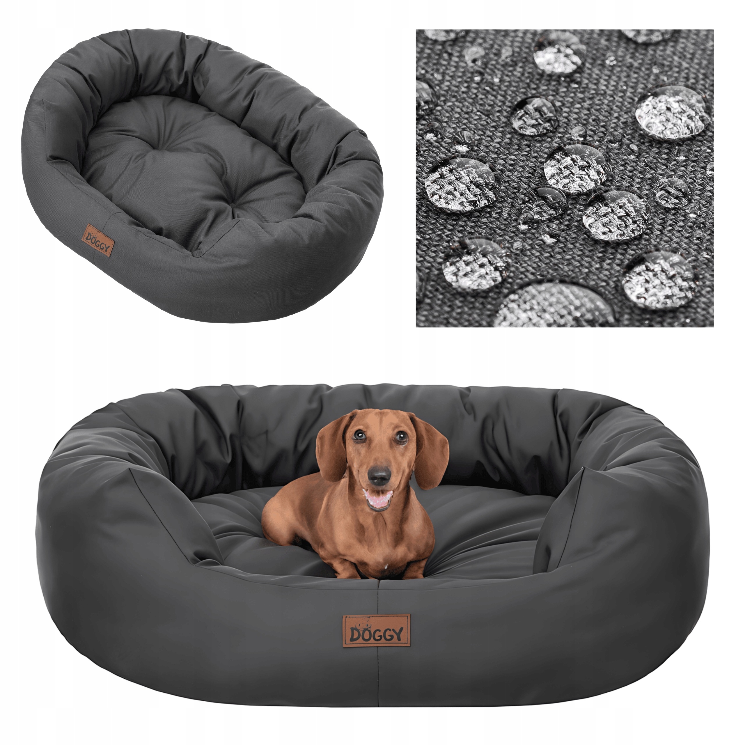 Pelíšek pro středního psa Voděodolné Potah pro psa s matrací 94x75