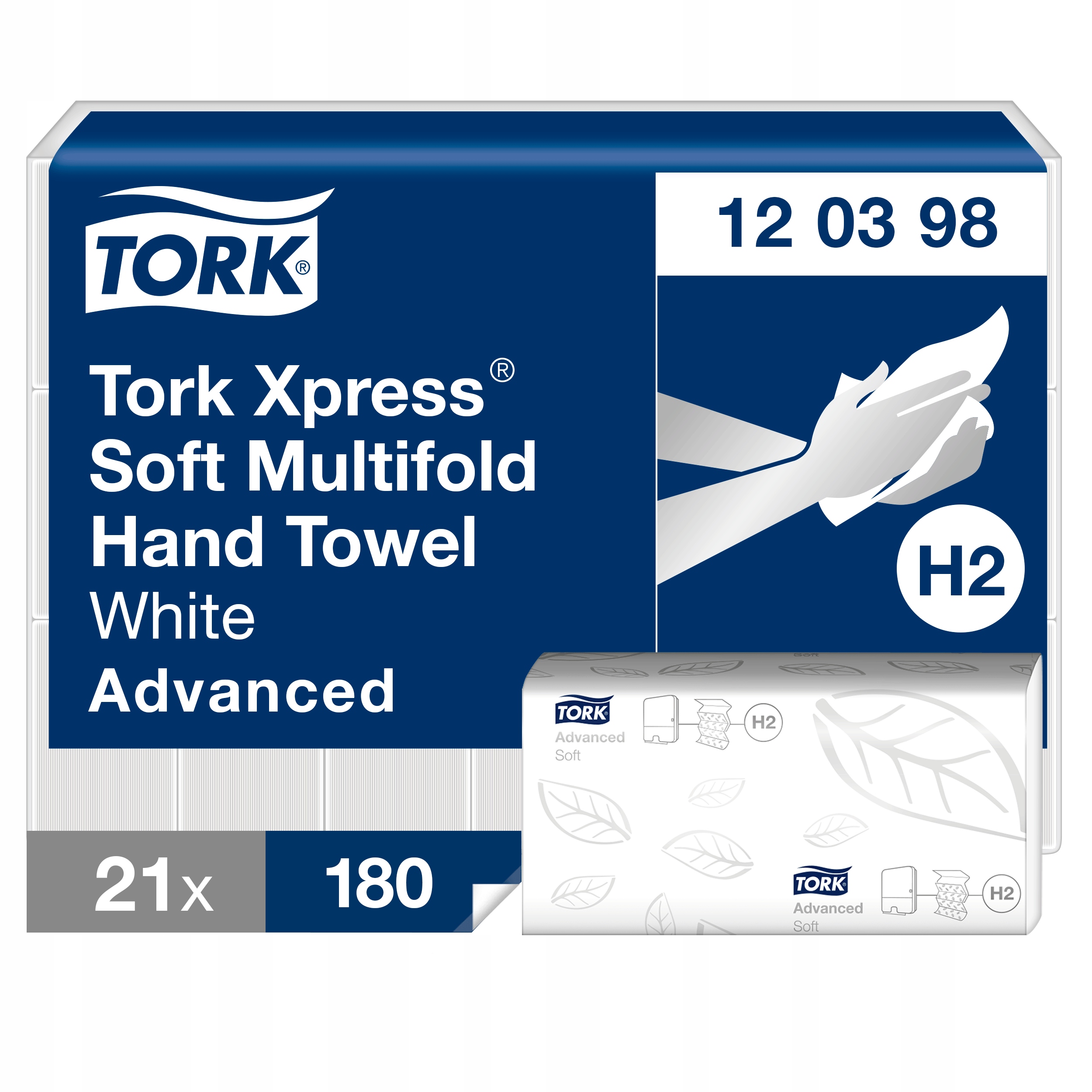 Tork Xpress H2 120398 Ręcznik papierowy do rąk 3780 listków