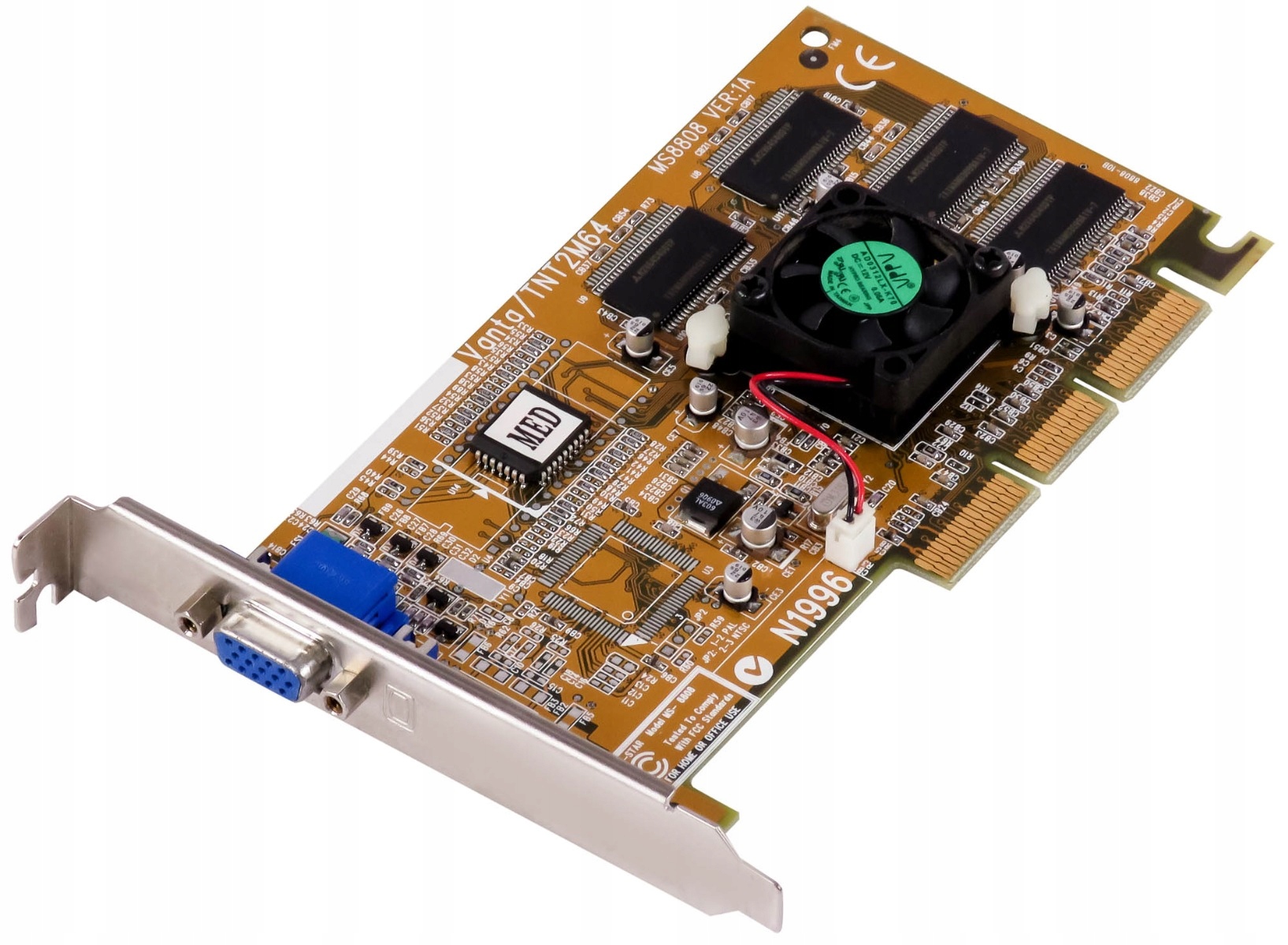 Msi nvidia riva tnt2 m64 32mb ms8808 vanta/tnt2m64 купить в DARSTAR